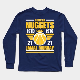 Denver Nuggets Murray 27 Basketball Retro Long Sleeve T-Shirt